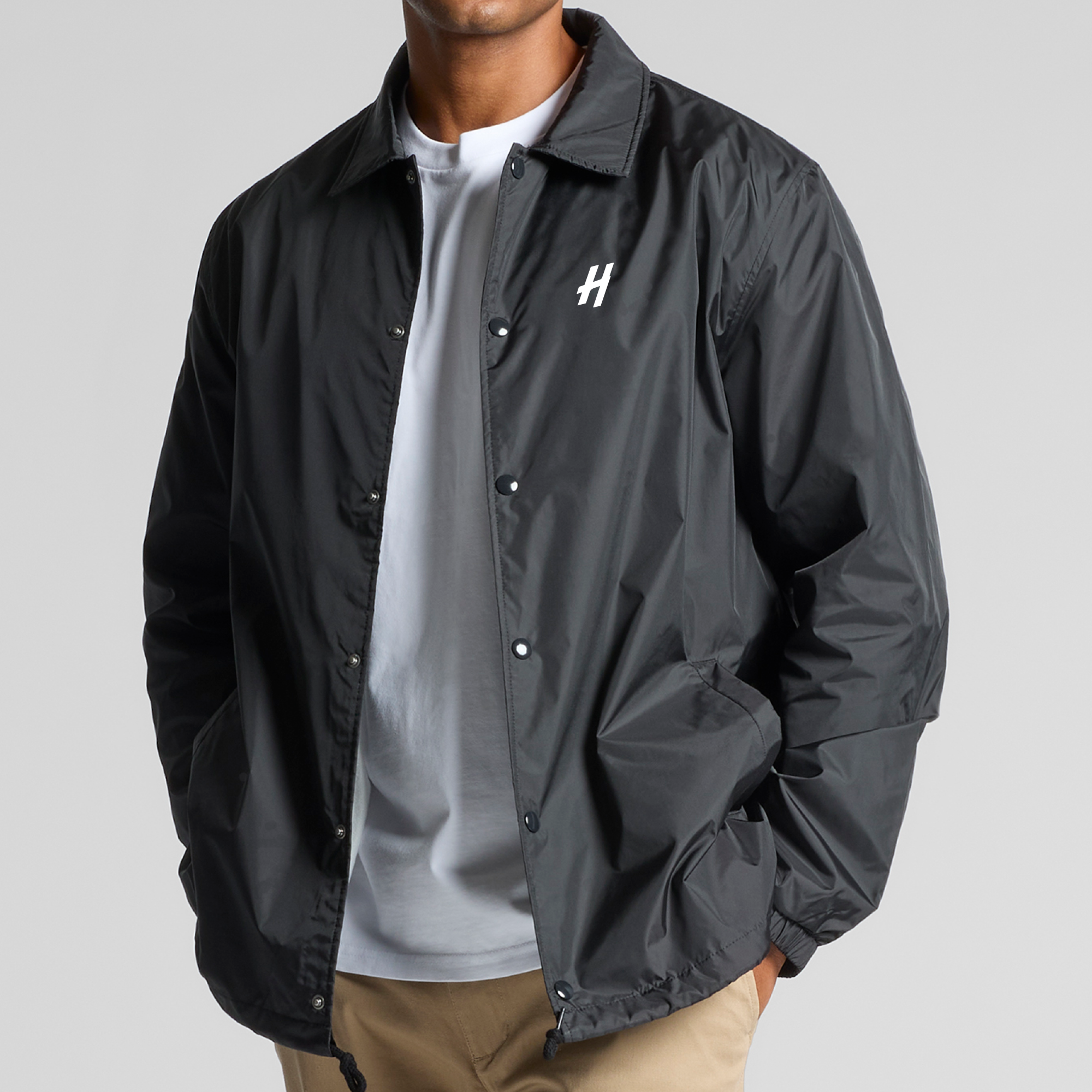 ミュージシャン Hi-STANDARD HS LOGO COACH JACKET XXL ミュージシャン Hi-STANDARD HS LOGO COACH JACKET XXL HS LOGO COACH